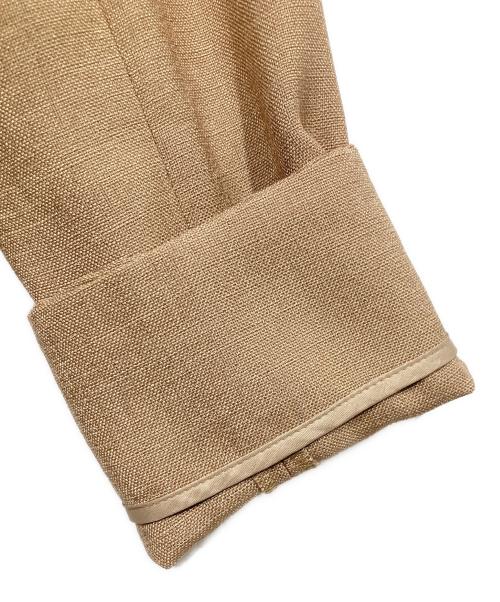 MACKINTOSH PHILOSOPHY（マッキントッシュ フィロソフィー）MACKINTOSH PHILOSOPHY (マッキントッシュ フィロソフィー) ノーカラージャケット ブラウン サイズ:38の古着・服飾アイテム