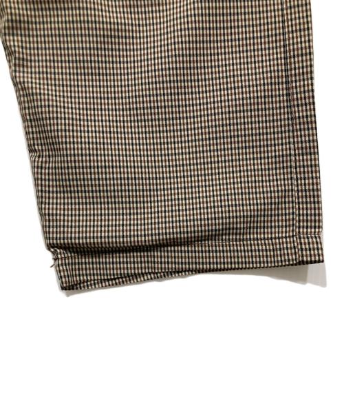 JUNYA WATANABE CdG MAN（ジュンヤ ワタナベ コム デ ギャルソン マン）JUNYA WATANABE CdG MAN (ジュンヤ ワタナベ コム デ ギャルソン マン) チェックハーフパンツ ブラウン サイズ:Sの古着・服飾アイテム