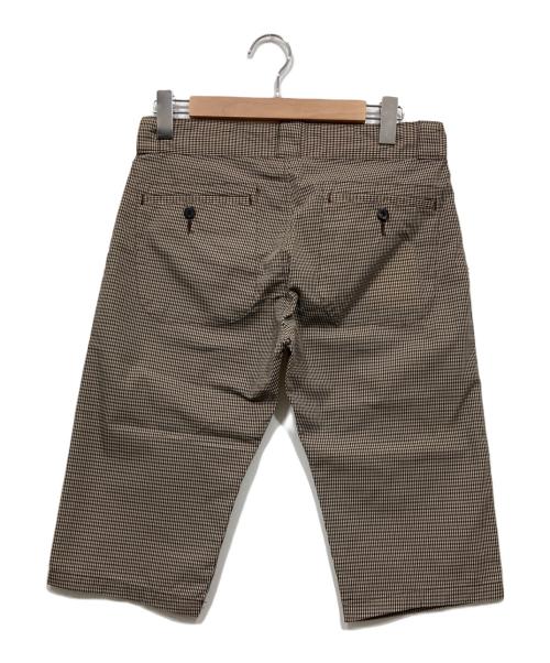 JUNYA WATANABE CdG MAN（ジュンヤ ワタナベ コム デ ギャルソン マン）JUNYA WATANABE CdG MAN (ジュンヤ ワタナベ コム デ ギャルソン マン) チェックハーフパンツ ブラウン サイズ:Sの古着・服飾アイテム