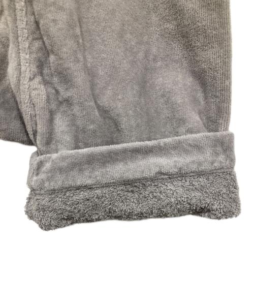 COMME des GARCONS HOMME PLUS（コムデギャルソンオムプリュス）COMME des GARCONS HOMME PLUS (コムデギャルソンオムプリュス) パイルサルエルパンツ グレー サイズ:XSの古着・服飾アイテム