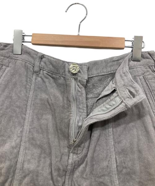 COMME des GARCONS HOMME PLUS（コムデギャルソンオムプリュス）COMME des GARCONS HOMME PLUS (コムデギャルソンオムプリュス) パイルサルエルパンツ グレー サイズ:XSの古着・服飾アイテム