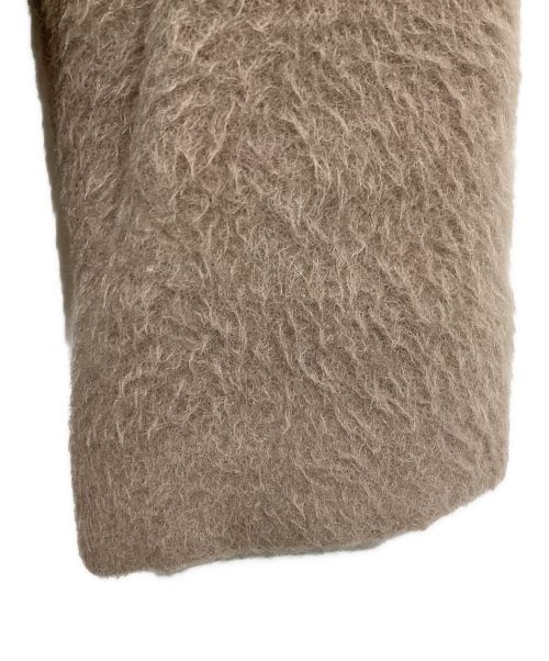 Spick and Span（スピック＆スパン）Spick and Span (スピックアンドスパン) Wアルパカシャギーコート ベージュ サイズ:36の古着・服飾アイテム