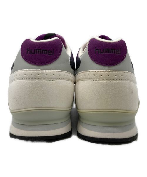 hummel（ヒュンメル）hummel (ヒュンメル) OVERKILL (オーバーキル) ローカットスニーカー パープル×ホワイト サイズ:SIZE 27cmの古着・服飾アイテム