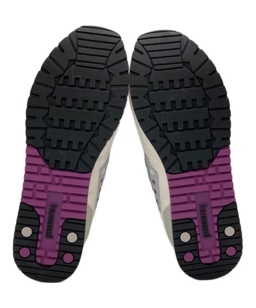 hummel（ヒュンメル）hummel (ヒュンメル) OVERKILL (オーバーキル) ローカットスニーカー パープル×ホワイト サイズ:SIZE 27cmの古着・服飾アイテム