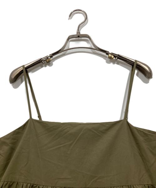 oll（オール）OLL (オール) MINUET DRESS　ティアード オリーブ サイズ:02の古着・服飾アイテム