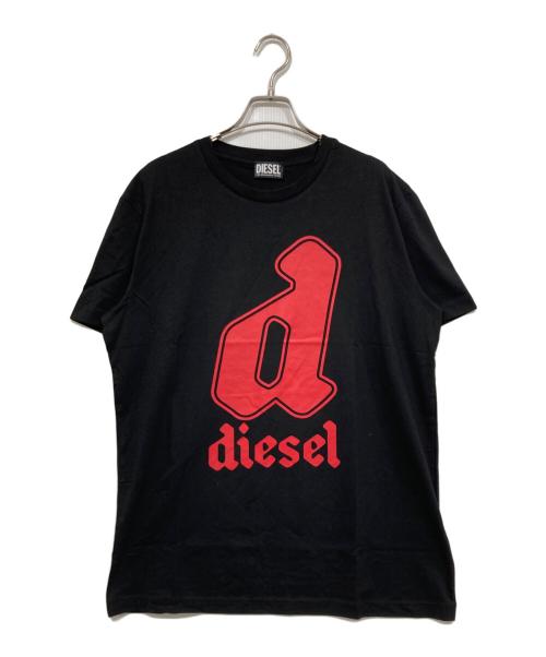 DIESEL（ディーゼル）DIESEL (ディーゼル) プリントTシャツ ブラック サイズ:XLの古着・服飾アイテム