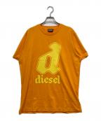 DIESELディーゼル）の古着「プリントTシャツ」｜オレンジ