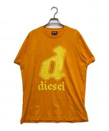 DIESEL（ディーゼル）の古着「プリントTシャツ」｜オレンジ