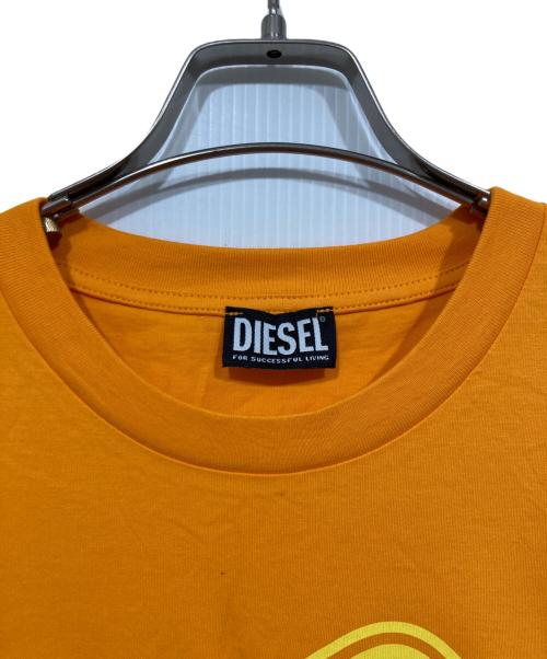 DIESEL（ディーゼル）DIESEL (ディーゼル) プリントTシャツ オレンジ サイズ:XLの古着・服飾アイテム