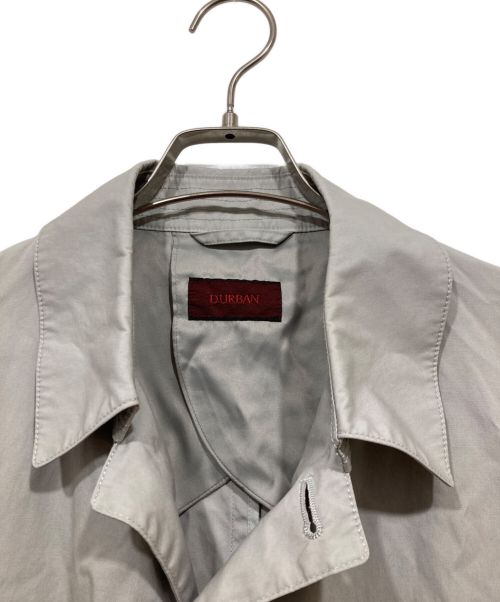 D'URBAN（ダーバン）D'URBAN (ダーバン) ステンカラーコート グレー サイズ:Lの古着・服飾アイテム