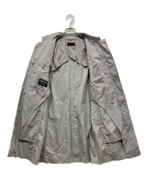 D'URBAN（ダーバン）D'URBAN (ダーバン) ステンカラーコート グレー サイズ:Lの古着・服飾アイテム