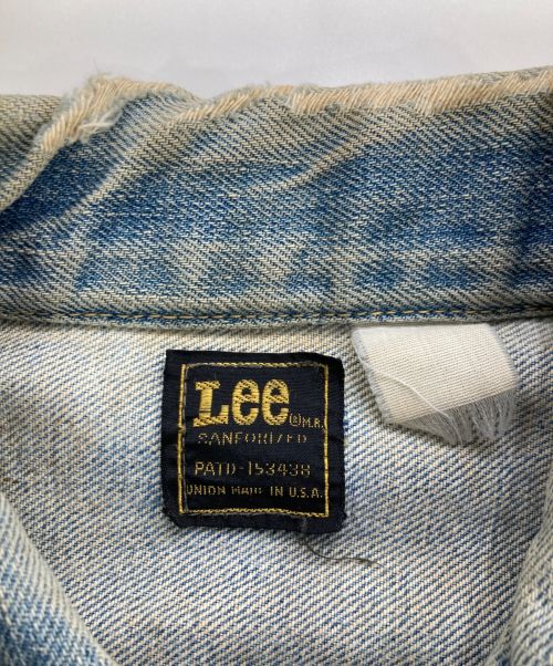 LEE（リー）LEE (リー) ヴィンテージデニムジャケット ブルー サイズ:タグ印字消えの古着・服飾アイテム