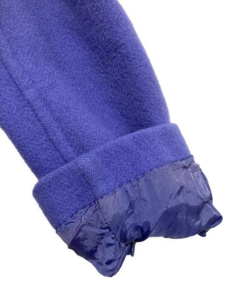 Salvatore Ferragamo（サルヴァトーレ フェラガモ）Salvatore Ferragamo (サルヴァトーレ フェラガモ) ヴァージンウールコート パープル サイズ:Sの古着・服飾アイテム