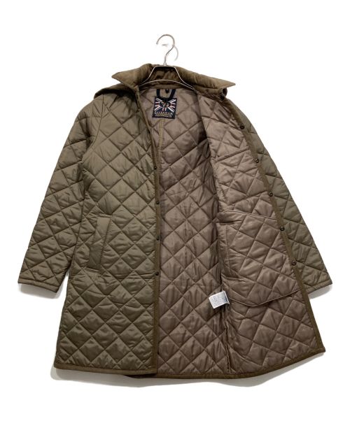 LAVENHAM（ラベンハム）LAVENHAM (ラベンハム) キルティングコート ブラウン サイズ:36の古着・服飾アイテム