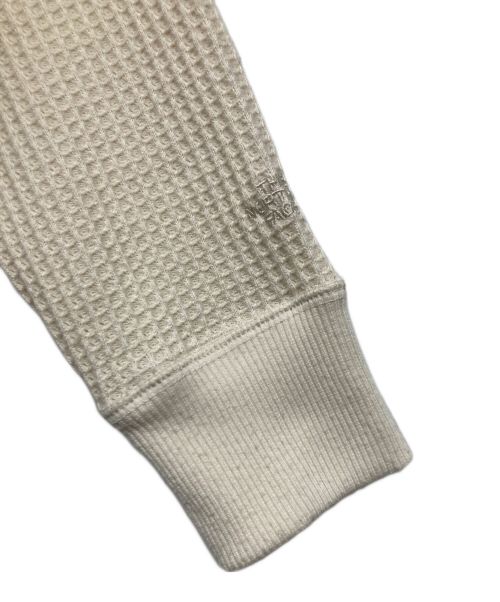 THE NORTH FACE（ザ ノース フェイス）THE NORTH FACE (ザ ノース フェイス) WAFFLE HIGHNECK　 ロングスリーブワッフルハイネック アイボリー サイズ:Sの古着・服飾アイテム