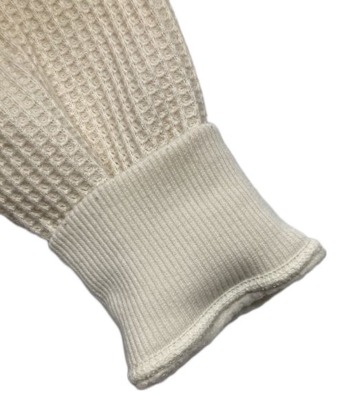 THE NORTH FACE（ザ ノース フェイス）THE NORTH FACE (ザ ノース フェイス) WAFFLE HIGHNECK　 ロングスリーブワッフルハイネック アイボリー サイズ:Sの古着・服飾アイテム