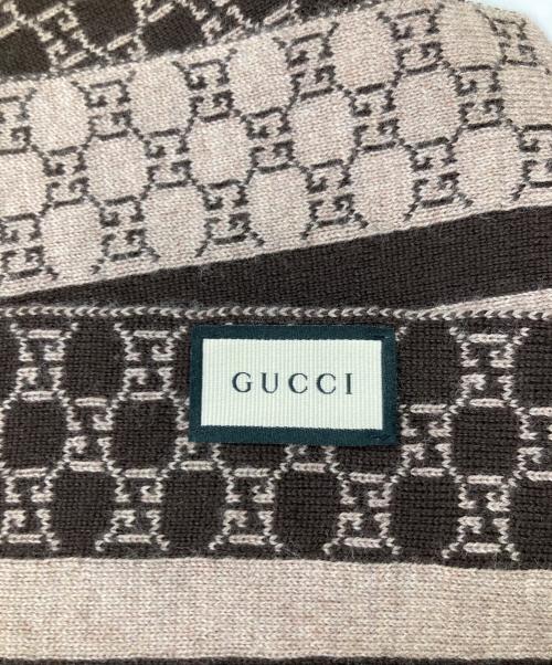 GUCCI（グッチ）GUCCI (グッチ) GGウェブラインストール ブラウンの古着・服飾アイテム