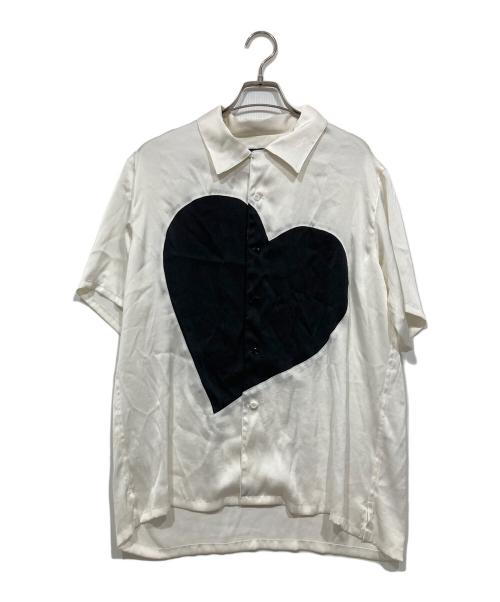 MILK BOY（ミルクボーイ）MILK BOY (ミルクボーイ) シルキーハートシャツ ホワイト サイズ:表記なしの古着・服飾アイテム
