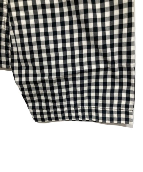 BLACK COMME des GARCONS（ブラックコムデギャルソン）BLACK COMME des GARCONS (ブラック コムデギャルソン) ギンガムチェックサルエルパンツ ブラック×ホワイト サイズ:Sの古着・服飾アイテム