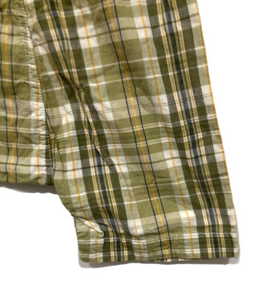 COMME des GARCONS HOMME PLUS（コムデギャルソンオムプリュス）COMME des GARCONS HOMME PLUS (コムデギャルソンオムプリュス) チェック柄サルエルパンツ グリーン サイズ:XSの古着・服飾アイテム