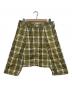 COMME des GARCONS HOMME PLUS（コムデギャルソンオムプリュス）の古着「チェック柄サルエルパンツ」｜グリーン