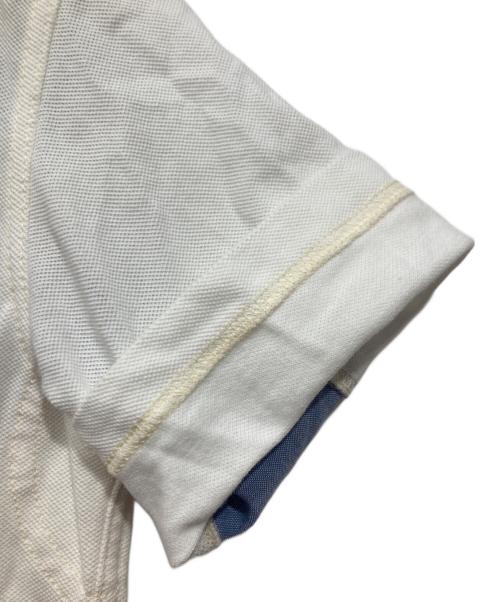 eYe COMME des GARCONS JUNYAWATANABE MAN（アイ コム デ ギャルソン ジュンヤ ワタナベ マン）eYe COMME des GARCONS JUNYAWATANABE MAN (アイ コム デ ギャルソン ジュンヤ ワタナベ マン) CarHartt (カーハート) ポロシャツ ホワイト サイズ:Ｓの古着・服飾アイテム