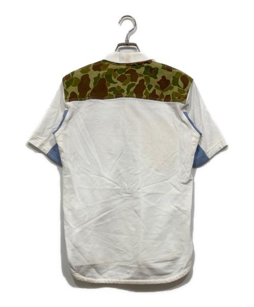 eYe COMME des GARCONS JUNYAWATANABE MAN（アイ コム デ ギャルソン ジュンヤ ワタナベ マン）eYe COMME des GARCONS JUNYAWATANABE MAN (アイ コム デ ギャルソン ジュンヤ ワタナベ マン) CarHartt (カーハート) ポロシャツ ホワイト サイズ:Ｓの古着・服飾アイテム