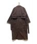 RIM.ARK (リムアーク) ダブルブレステッド リバーコート ブラウン サイズ:38：15000円
