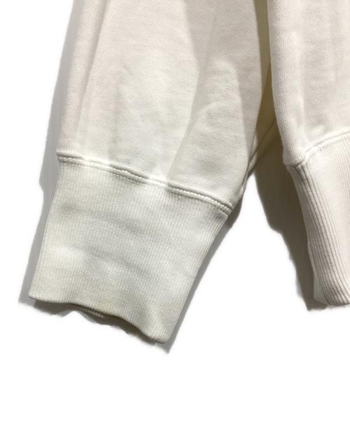 BEAUTY&YOUTH（ビューティーアンドユース）BEAUTY&YOUTH (ビューティーアンドユース) コットン裏毛 ロゴ スウェット プルオーバー ホワイト サイズ:-の古着・服飾アイテム