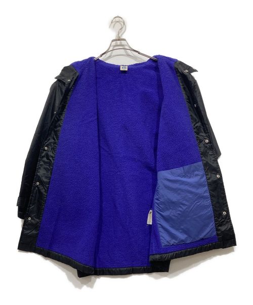 adidas（アディダス）adidas (アディダス) ヴィンテージトレフォイルナイロンボアコート ブラック サイズ:Lの古着・服飾アイテム