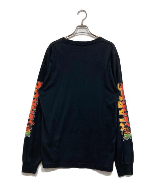 X-LARGE（エクストララージ）X-LARGE (エクストララージ) プリントロングスリーブカットソー ブラック サイズ:Mの古着・服飾アイテム