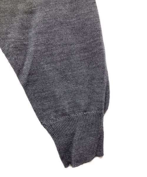 ANREALAGE（アンリアレイジ）ANREALAGE (アンリアレイジ) エルボーパッチワークニット グレー サイズ:46の古着・服飾アイテム