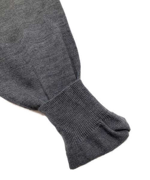 ANREALAGE（アンリアレイジ）ANREALAGE (アンリアレイジ) エルボーパッチワークニット グレー サイズ:46の古着・服飾アイテム