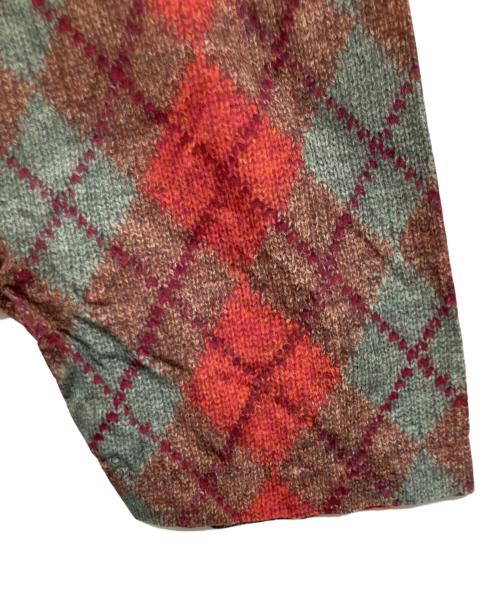 COMME des GARCONS HOMME PLUS（コムデギャルソンオムプリュス）COMME des GARCONS HOMME PLUS (コムデギャルソンオムプリュス) プリントハーフサルエルパンツ レッド サイズ:SSの古着・服飾アイテム