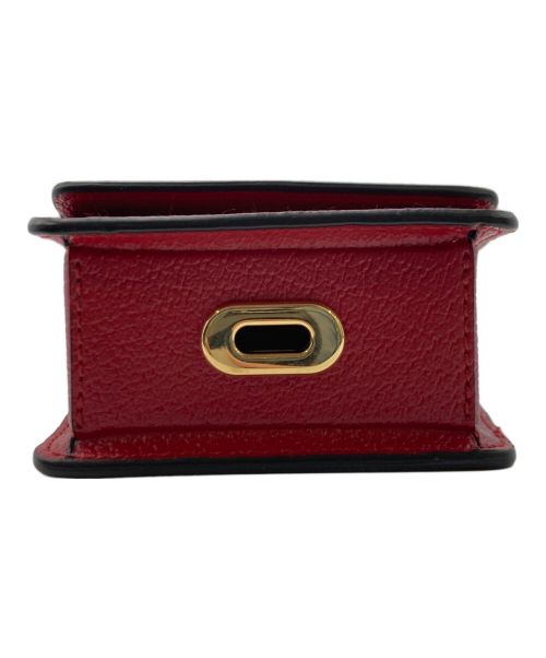 GUCCI（グッチ）GUCCI (グッチ) ダブルＧ エチケットバッグ レッドの古着・服飾アイテム