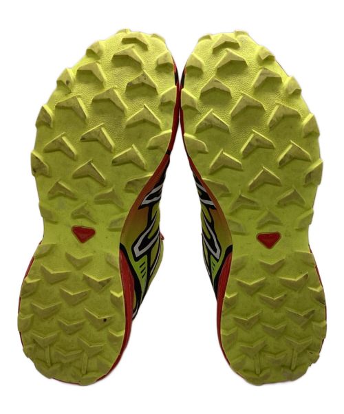 SALOMON（サロモン）SALOMON (サロモン) スピードクロス 3 / SPEEDCROSS 3 イエロー×レッド サイズ:24.5cmの古着・服飾アイテム