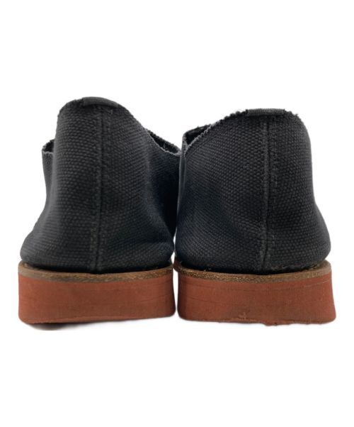 SANDERS（サンダース）SANDERS (サンダース) ブラックキャンバスシューズ ブラック サイズ:サイズ表記消えの古着・服飾アイテム