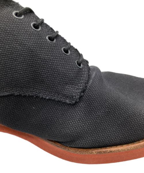 SANDERS（サンダース）SANDERS (サンダース) ブラックキャンバスシューズ ブラック サイズ:サイズ表記消えの古着・服飾アイテム