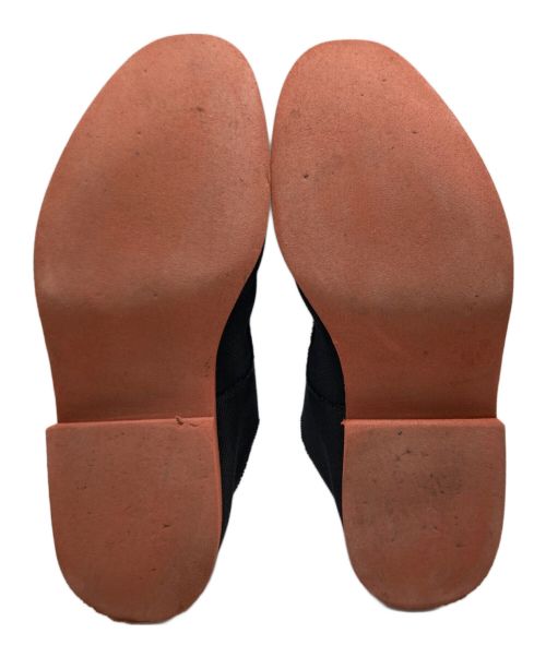 SANDERS（サンダース）SANDERS (サンダース) ブラックキャンバスシューズ ブラック サイズ:サイズ表記消えの古着・服飾アイテム