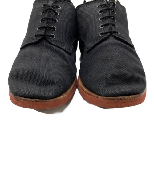 SANDERS（サンダース）SANDERS (サンダース) ブラックキャンバスシューズ ブラック サイズ:サイズ表記消えの古着・服飾アイテム