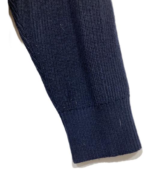 TONAL（トーナル）TONAL (トーナル) プリーツ切替ニットワンピース ネイビー サイズ:38の古着・服飾アイテム