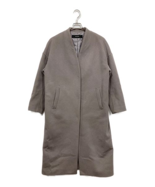 JOURNAL STANDARD（ジャーナルスタンダード）JOURNAL STANDARD (ジャーナル スタンダード) スーパー140ビーバーVネックコート ブラウン サイズ:FREEの古着・服飾アイテム