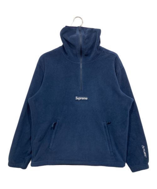 SUPREME（シュプリーム）SUPREME (シュプリーム) Polartec Facemask Half Zip Hooded Sweatshirt ネイビー サイズ:Mの古着・服飾アイテム