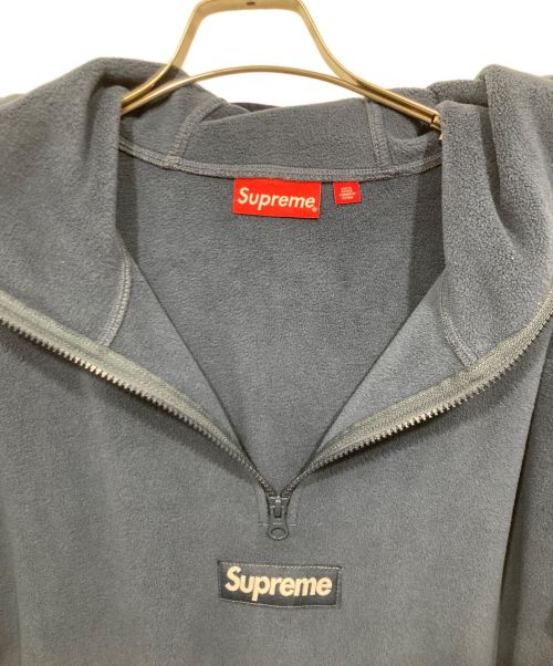 SUPREME（シュプリーム）SUPREME (シュプリーム) Polartec Facemask Half Zip Hooded Sweatshirt ネイビー サイズ:Mの古着・服飾アイテム