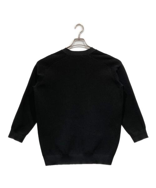 MADISON BLUE（マディソンブルー）MADISON BLUE (マディソンブルー) BIG KNIT Vネックニットカーディガン ブラック サイズ:XSの古着・服飾アイテム