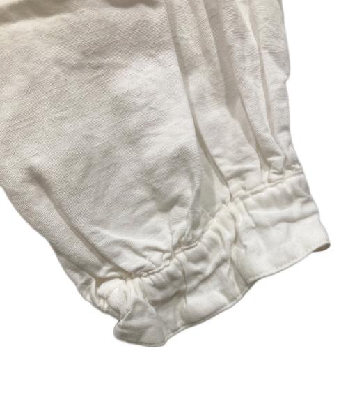 ARGUE（アーギュ）ARGUE (アーギュ) コットンリネンフレンチヴィンテージチュニック ホワイト サイズ:FREEの古着・服飾アイテム