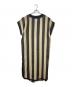 TODAYFUL (トゥデイフル) ストライプカフタンドレス ベージュ×ブラウン サイズ:36：3500円