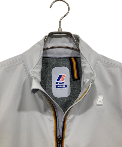 K-WAY（ケイウェイ）K-WAY (ケイウェイ) ナイロンブルゾン グレー サイズ:Mの古着・服飾アイテム