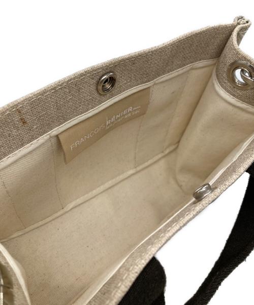FRANCOIS RENIER（フランソワレニエ）FRANCOIS RENIER (フランソワレニエ) 2WAY マイクロトートバッグ アイボリーの古着・服飾アイテム