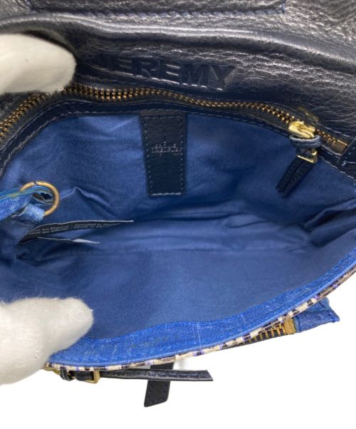 jerome dreyfuss（ジェロームドレイフェス）jerome dreyfuss (ジェロームドレイフェス) クラッチバッグ ブルーの古着・服飾アイテム